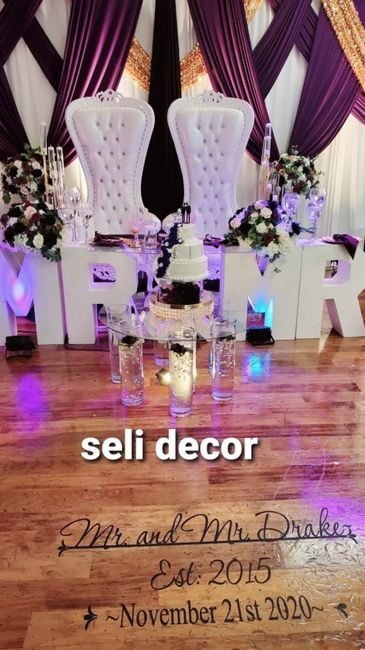My wedding planner did her thing! 1