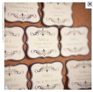 Escort Card Ideas