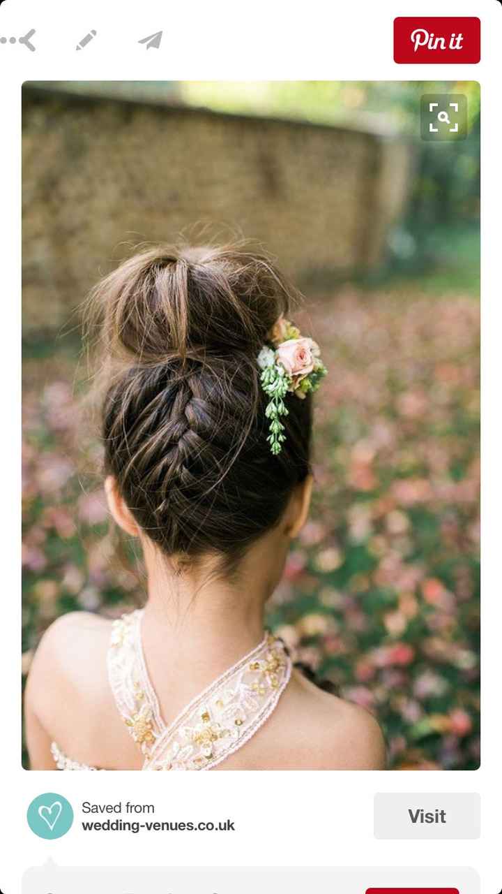 Flower Girl Hair
