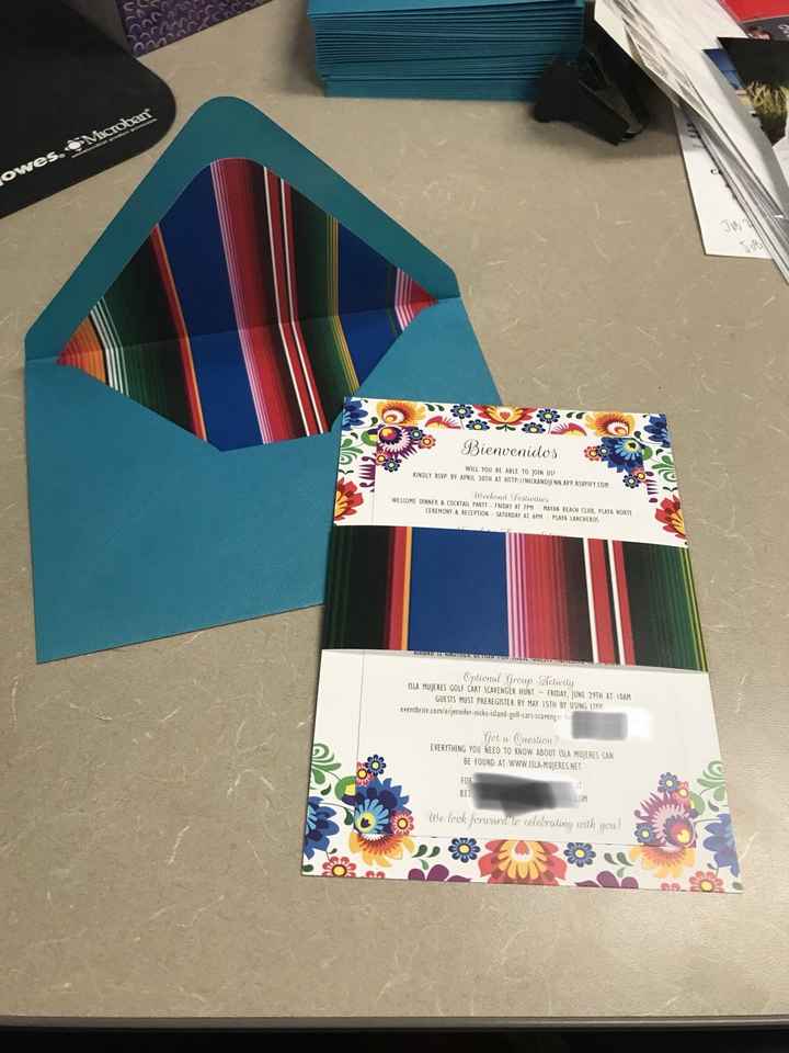 Invitation assembly - Help!