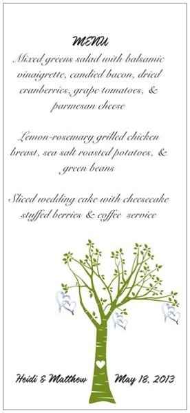 Vista Print Rack Card Menus came today!