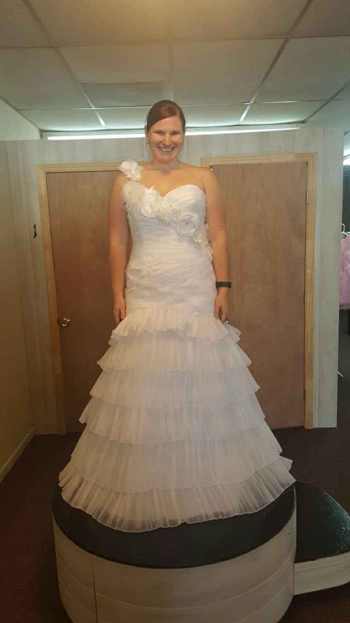 Let me see what you're wearing on your wedding day