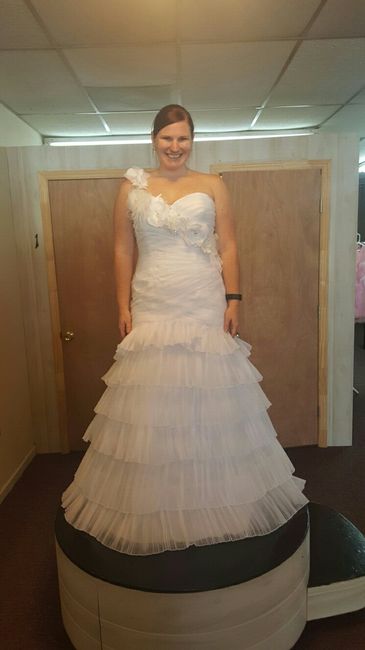 Let me see what you're wearing on your wedding day