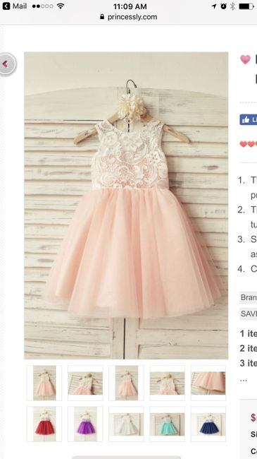 Flower girl dress