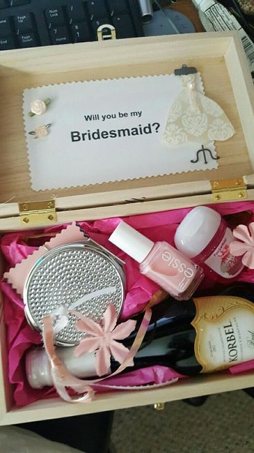Will you be my bridesmaid ideas!
