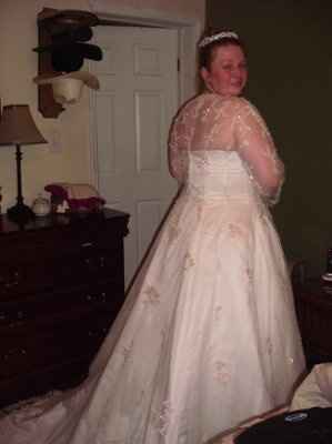 What does your dress look like? Post pics or give style number. I want to know what the trend is!