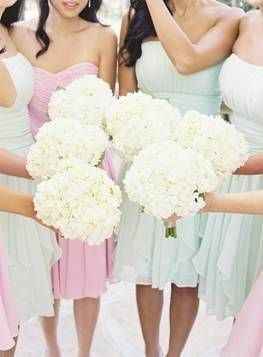 Bridesmaids and Flowers