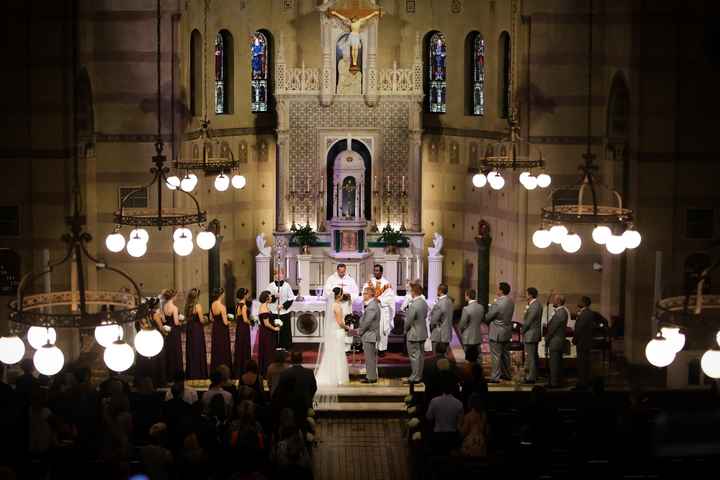 Church wedding?