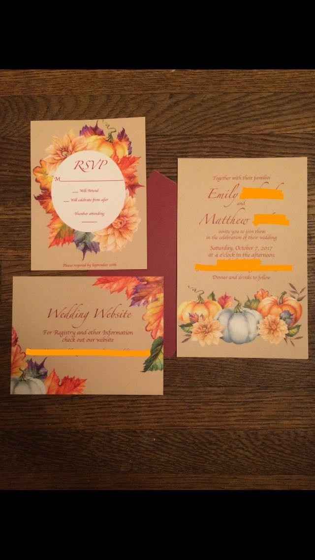 Invites ready to send!