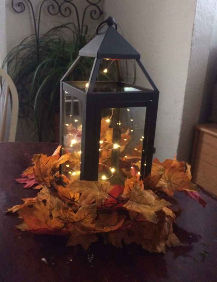 Filling lanterns for decor