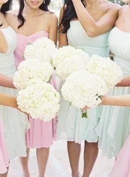 Bridesmaids and Flowers