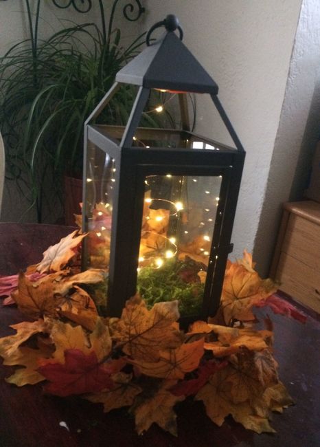 Filling lanterns for decor