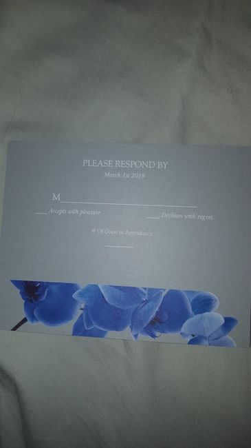 May i see your rsvp card? - 1