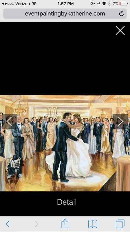 Reception live painter!