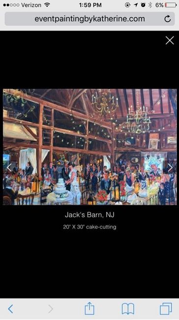 Reception live painter!