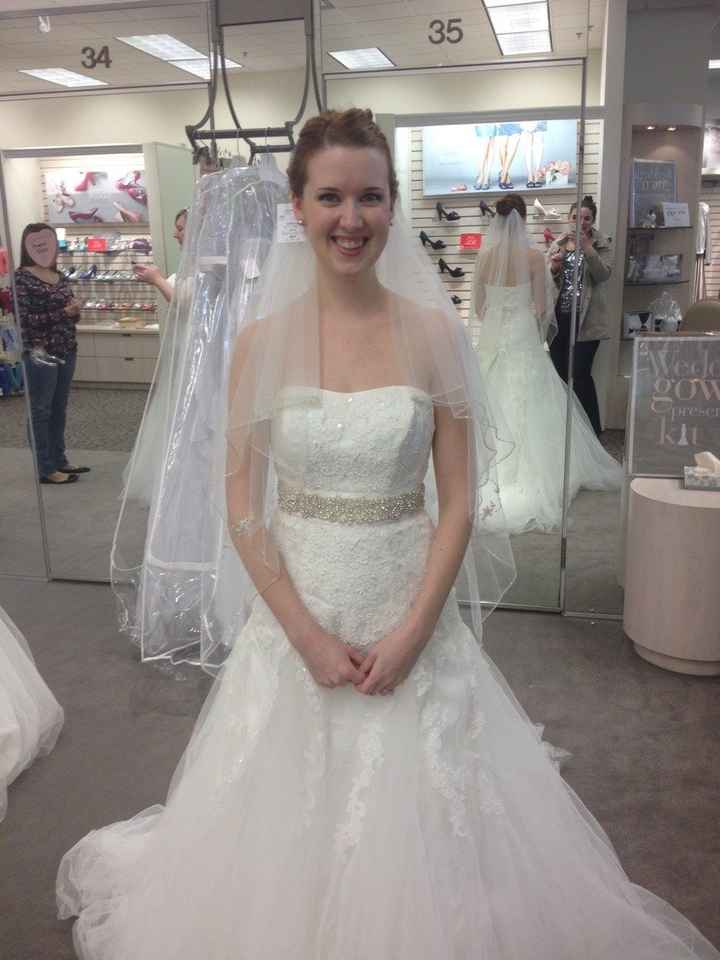 What did you add to your wedding dress?