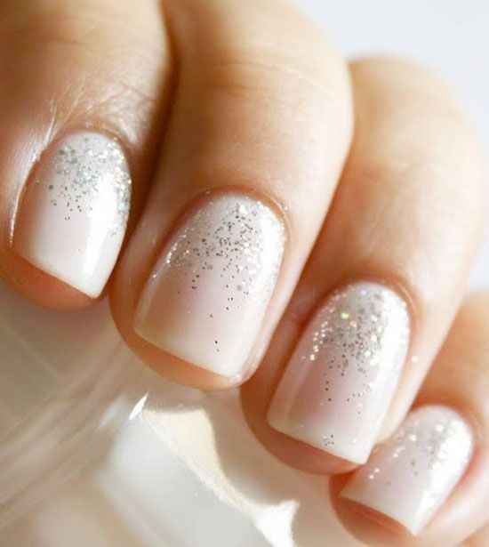 Wedding nails... Did you keep it simple or embellish?