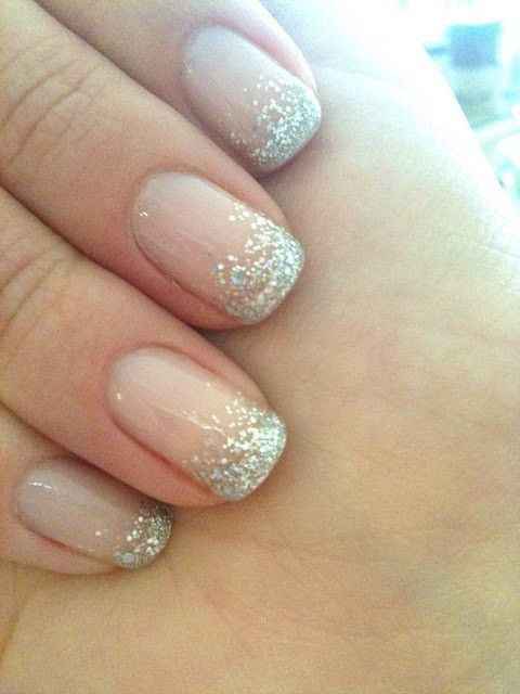 Wedding nails... Did you keep it simple or embellish?
