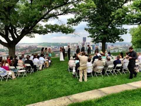 Decor for outdoor ceremony