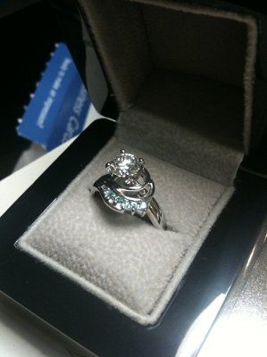 My wedding band came in!!! *pic* Show off your Ring!!!!