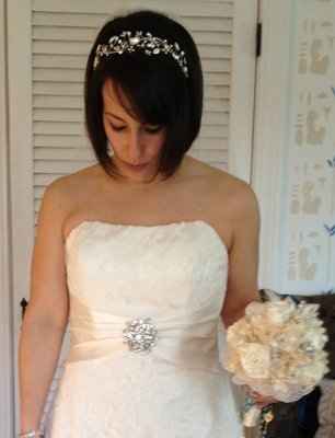 Are any brides out there making their own brooch bouquet?