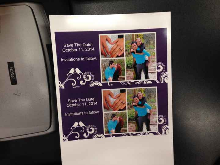 Save the Dates OFFICALLLLLY DONE!! Pics included