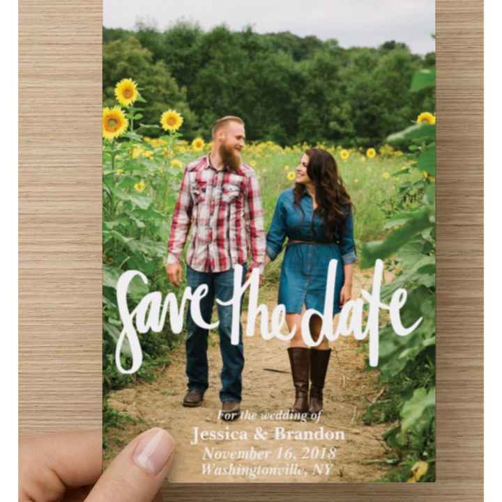  Let’s see those save the dates! - 1