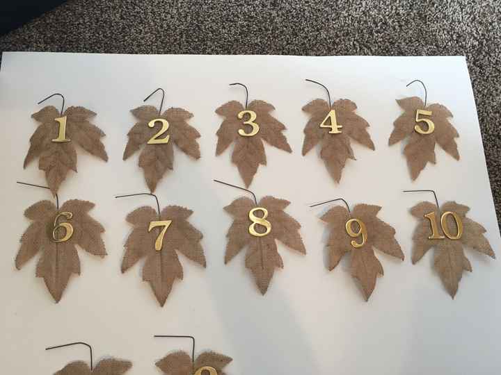Fall wedding crafting today 🤗 - 4