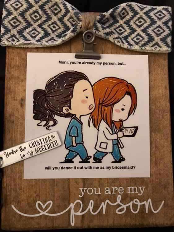 i asked my bestie to be my bridesmaid - 1