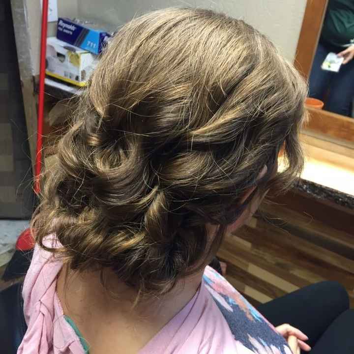Hair and makeup trial