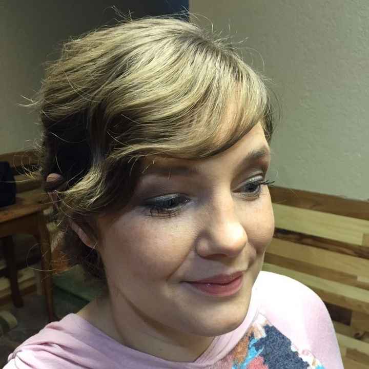 Hair and makeup trial