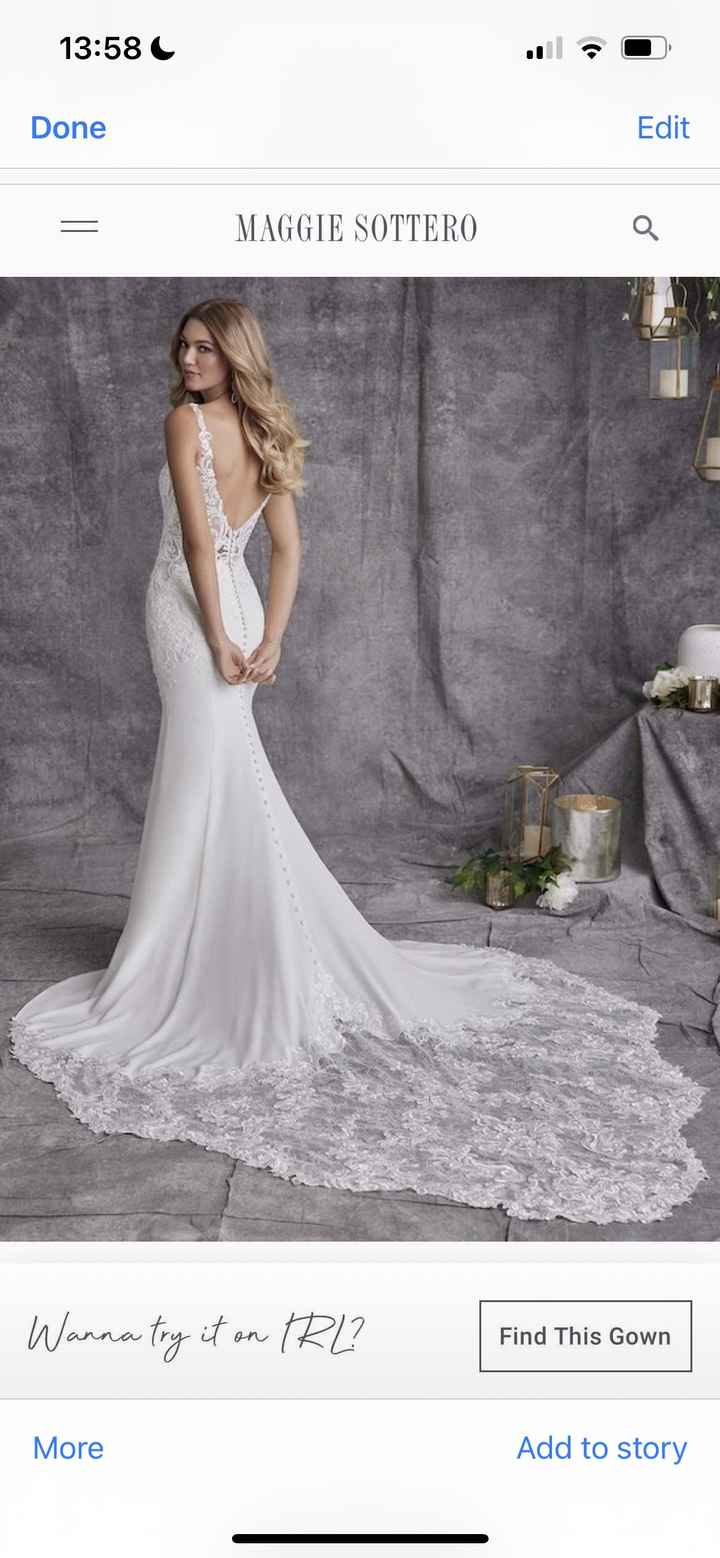 Wedding dress long train - 1
