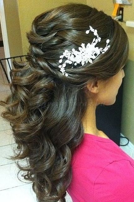 Anyone else wearing their hair down for their wedding? Inspiration Pics... 15