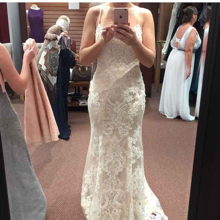 Wedding dress accessorizing