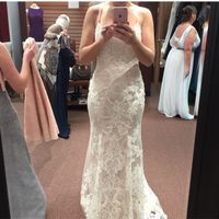 Wedding dress accessorizing