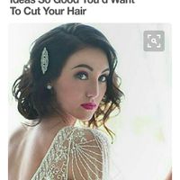 Short/medium haired brides!