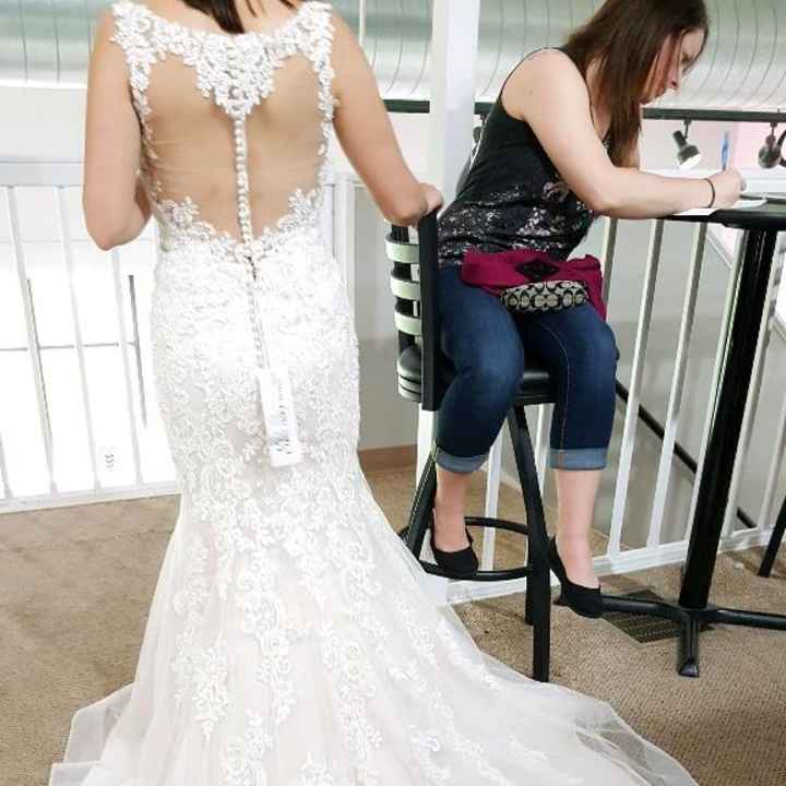 Let's see your wedding dresses.