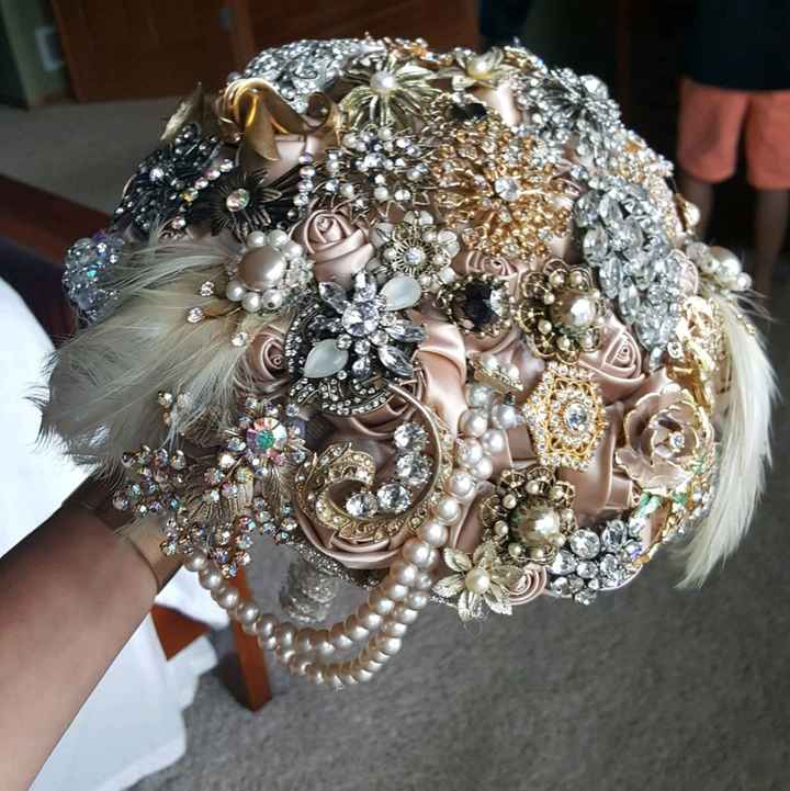 Brooch bouquets!