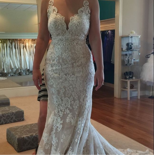The dress is here !!