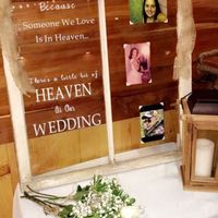 In memory of table