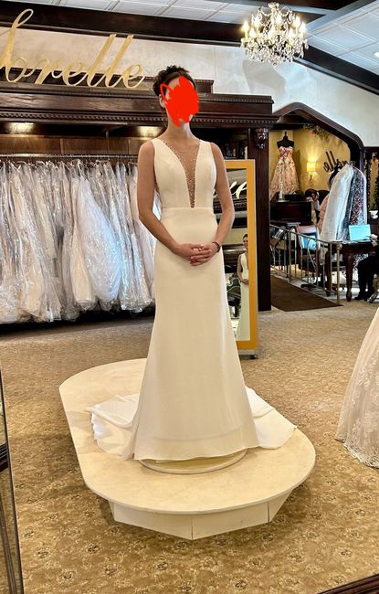 Altering the shape of my wedding dress 1