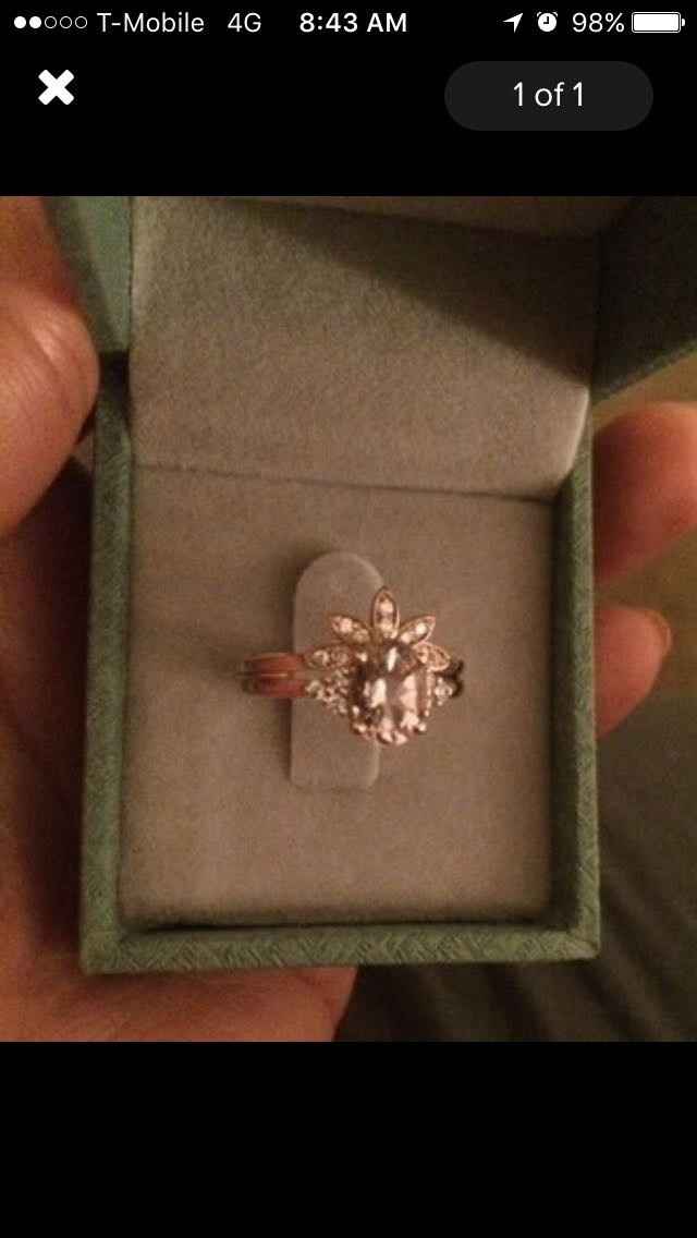 Engagement ring placement