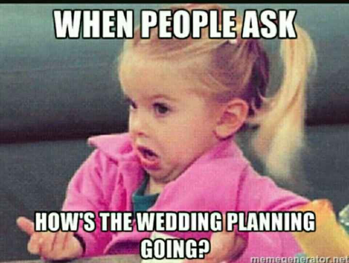 Wedding planning is hard