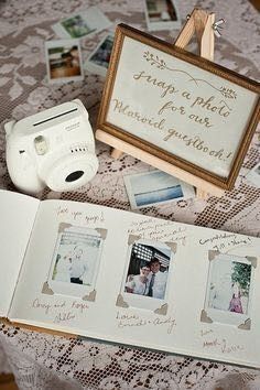 Polaroid Guest Book Wedding Must Haves