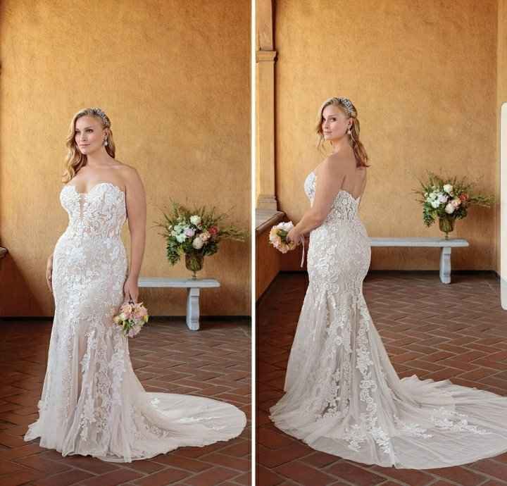 Help need suggestions for makeup and hair for this wedding dress - 2