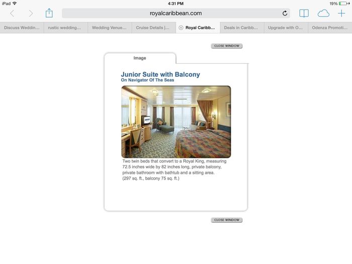 Royal Caribbean? The rooms?!