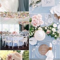 Dusty Blue and Blush
