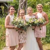Mismatched bridesmaid dresses - 1
