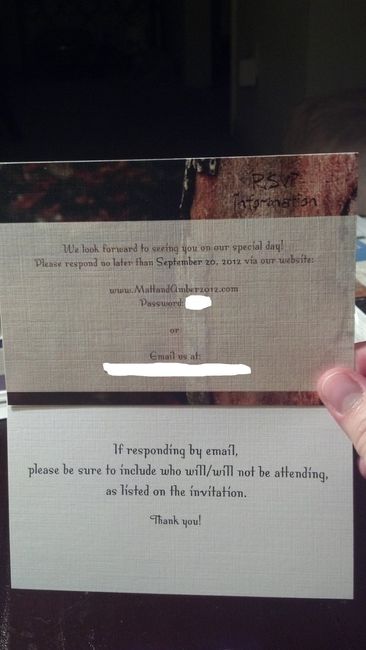 STD/WEDDING INVITES??