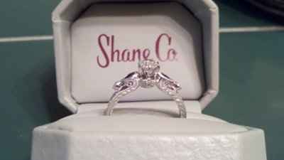How did he propose & Show off dem raaangs!